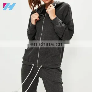 Women Fitness Zipper Tops Casual Hoodies Jackets thumbnail-1