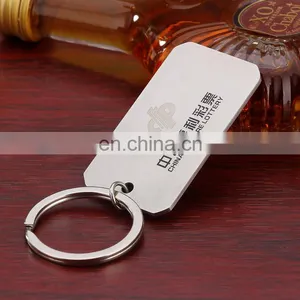 Custom Metal Keychain Square Keychain With Logo Souvenir Gift thumbnail-1