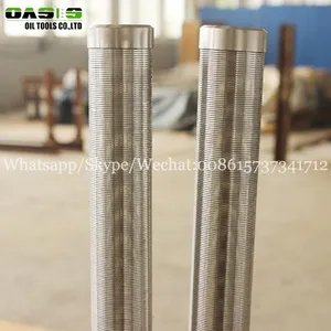 6 5/8inch(168mm) Water Well Screen/wedge Wire Screen/slotted V Type Wire Point Pipe thumbnail-1