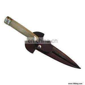 BONE KNIFE HANDLE AND ALPACA, STAINLESS STEEL SHEET 14CM SCHMIEDEN thumbnail-1