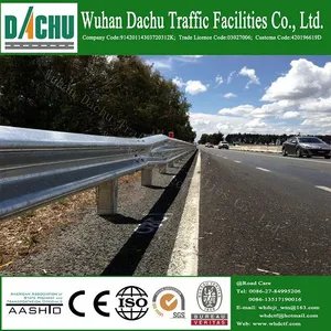Galvanized Steel W-beam Crash Barrier for Dangerous Road thumbnail-1