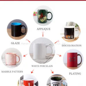 Oem Customized Blank Marble Coffee Mugs Wholesale Custom Logo Plain White Cheap Coffee Ceramic Mug thumbnail-4