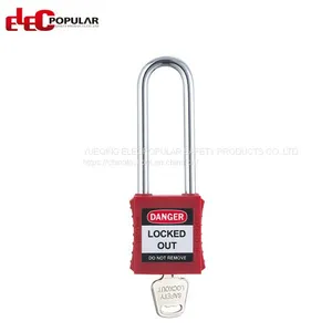 76mm Stainless Steel Shackle Safety Padlocks EP-8551~EP-8554 ABS Safety Padlock thumbnail-1
