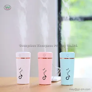200ml Music Cup Air Humidifier Mini USB Charging Car Air Purifier With LED Night Light For Home Car thumbnail-1