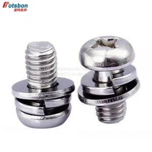 M2/M3-M6 Screw Set Cross Recessed Screws Kit Vis Inoxydable Parafusos Inox Schroeven Rvs Tornillos Parafuso Tornillo Schrauben DIN6900 thumbnail-1