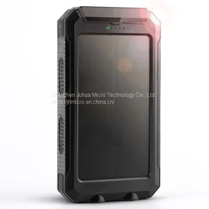 NEW Waterproof Solar Power Bank 20000mah Dual USB Li-Polymer Solar Battery Charger thumbnail-5