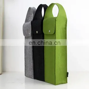Wholesale New Design Biodegradable Custom Durable Felt Tote Wine Bag thumbnail-1