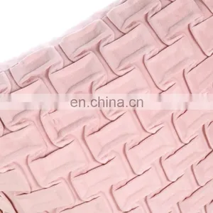 Fashion Soft Hand Home Decor Sofa Wrinkle Velvet Pink Cushion thumbnail-5