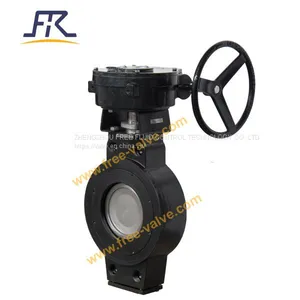 Pneumatic Operation Manual Operation High Performance Double Eccentric Wafer Type Butterfly Valve thumbnail-1