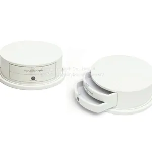 High-end Round Wooden Jewelry Box With Grawers for Storage the Jewelry thumbnail-1