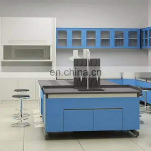 CE ISO14001 Wood-Steel Laboratory Bench Table Laboratory Workbench Laboratory Electronic Workbench thumbnail-1