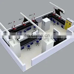 CE ISO14001 Wood-Steel Laboratory Bench Table Laboratory Workbench Laboratory Electronic Workbench thumbnail-5