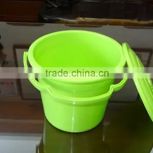 3L Round Plastic Bucket With Lid, Plastic Barrel and Pail thumbnail-3
