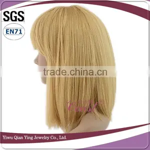 Fashion Womens Blond Straight Hair Bod Styles Wig Synthetic thumbnail-2