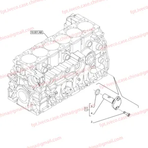FPT IVECO CASE Cursor9 Euro 6 F2CFE612 A/B/D F2CFE614A*B041/F2CGE614F*V004 5802431166 Oil Pressure Regulating Valve504191876 thumbnail-2