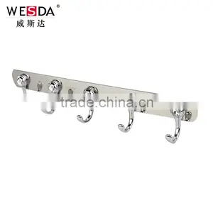 WESDA New Product Decorative Stainless Steel Clothes Hook With Blue Diamond(315) thumbnail-4
