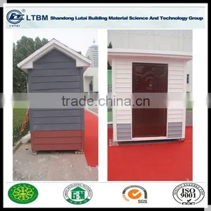 Exterior Wall Wood Grain Siding Panel for Buliding & Deceration Green,Environmental Material thumbnail-3
