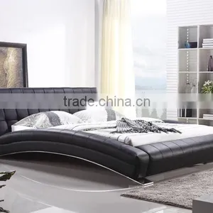 Muses 2016 HOT Sales Leather Bed Best Bedding Head Layer Skin thumbnail-3