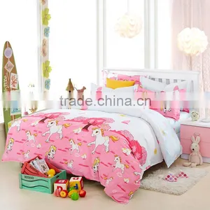 Good Quality Cartoon Horse Print Best Bedding Sets China 4pcs Life Comfort Sheet Set thumbnail-1