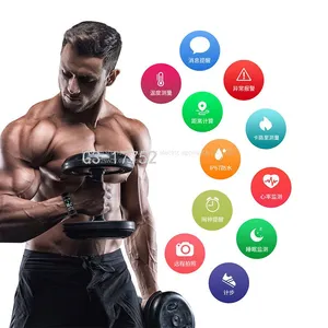 T4 Sports Smart Bracelet to Measure Body Temperature Heart Rate Blood Pressure Sleep Bracelet Waterproof Large Screen thumbnail-2