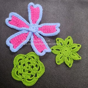 Handcraft Garment Accessories Handmade Cotton Appliques thumbnail-2