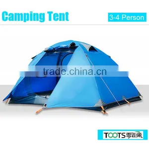 TOOTS High-Quality Outdoor Family Camping Tent ,Foldable Double Layers Camping Tent for 3 Person thumbnail-1