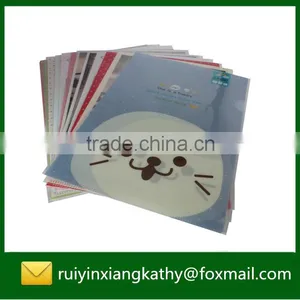 Waterproof PP Kids Stationery Cute Printing L Shape Folder thumbnail-4
