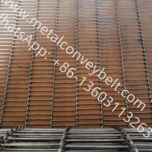 Flat Flex Driven Conveyor Metal Belt Conveyor Wire Belt For Cooling Cake thumbnail-5