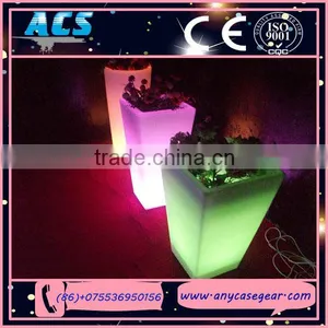 ACS Solar Led Flower Pot Light, Led Light Flower Pot,led Illuminate Flower Pot for Sale thumbnail-1