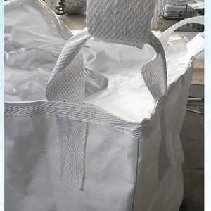 Top Fill Skirt Flat Bottom Bulk Bag Jumbo FIBC Bags PP 1.5 Ton Large Container Bag for Grain Storage Transportation thumbnail-3