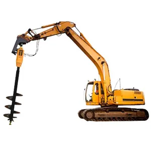 Excavator Spiral Drill Soil Drilling Machine Hydraulic Soil Drill Excavator Accessories Hydraulic Screw Pile thumbnail-1
