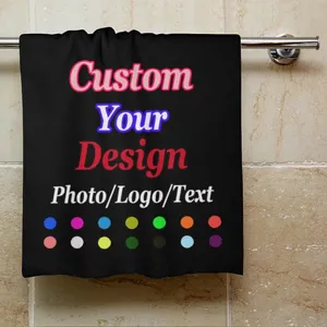 Wholesale Custom Hand Towel Personalized Hanging Towel Customized Face Towel for Yoga Bathroom GYM thumbnail-1