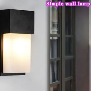 Outdoor LED Wall Lamp Simple Creative Outdoor Waterproof Door Door Number Terrace Balcony Aisle Exterior Wall Lamp Garden Lamp thumbnail-2