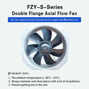 28080 AC Axial Fan 110v 380v 220V, Black or Silver 280x280x80mm AC Cooling Fan, 280mm 11 Inch Dual Ball Bearing AC Exhaust Fan thumbnail-4
