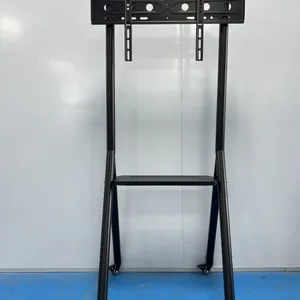 Mobile TV Cart, Adjustable Stand, Interactive Flat Panel Display, Herringbone Mobile Stand thumbnail-2