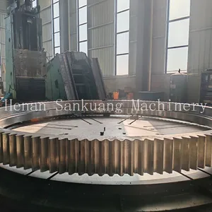 Cast Steel Heavy Duty Girth Gear for Ball Mill Rotary Kiln Transmission thumbnail-2