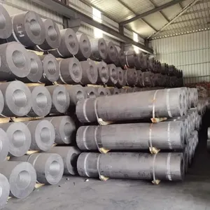 Carbon Graphite Electrode With Nipples RP HP UHP 750mm 700mm 650mm 600mm 550mm 500mm 450mm 400mmCustomized Dia 800-1400mm thumbnail-5