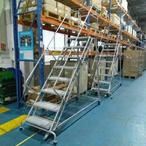 Etu rl Type American Heavy-duty Movable Goods-picking Elevating Ladder Platform With Self-locking Brake Mechanism thumbnail-3