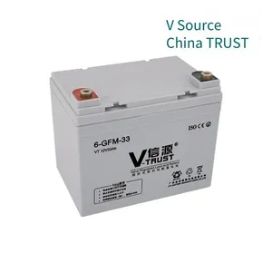 Xinyuan Battery Vt33-12, 12v 33ah, Maintenance-free Ups Power Supply for Fire Alarm Panel Lighting, 6-gfm-33 thumbnail-1