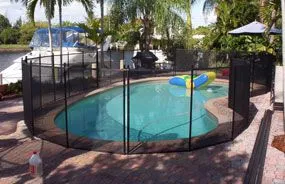 Child-Safe and Pet-Proof Textilene Mesh – PVC Coated Woven Fabric Wholesale for Swimming Pool Safety Fence, Anti-Climb and Durable thumbnail-1