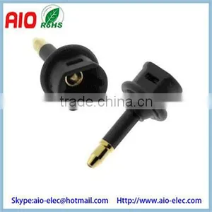 JIS-F05 Toslink to 3.5mm Mini Toslink Adapter Optical Mini Male to Toslink Female Converts Toslink Jack to Mini Toslink Plug thumbnail-1