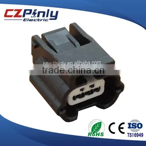 PBT Automobile 3 Pin Female Connector thumbnail-1