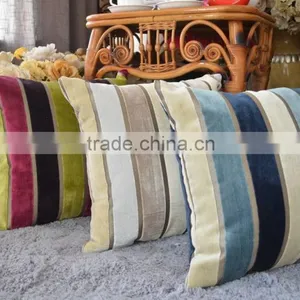 Cut Velvet Stripe Pillow thumbnail-1