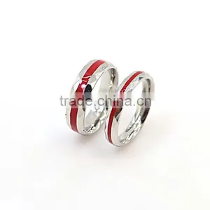 New Product Couple Rings Jewelry Silver Stainless Steel Rings Supplier's Choice thumbnail-2
