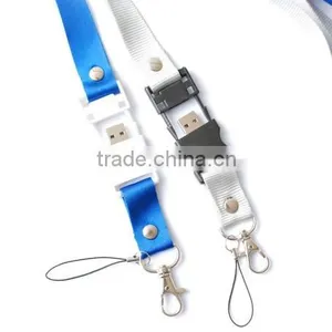Nylon Products Lanyard Usb Memory Drive 256Mb thumbnail-1