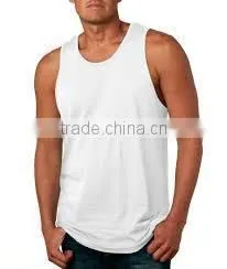 Men Super Cool White Tank Top thumbnail-3