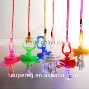 LED Flashing Pacifier Whistle Party Supplies Fun Toy Survival Tool Flash Glow Sticks Bar-up Voice Toy thumbnail-2
