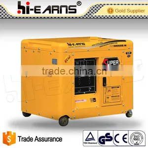 5-8KW Hi-earns Air-cooled Super Silent Diesel Generator New Design With 65dbas thumbnail-1