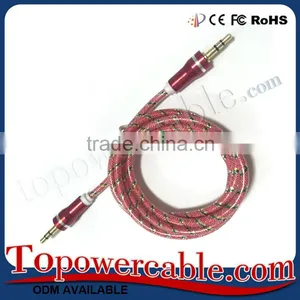 Braided Design 3.5mm Auxiliary AUX Adapter Cable Cord USE For Car thumbnail-2
