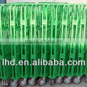 Food Wire Mesh Metal Storage Trolley thumbnail-1
